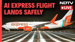 Air India Flight Emergency Landing Live  Trichy To Sharjah Landing Issue  AI Express Flight Lands [upl. by Grania639]