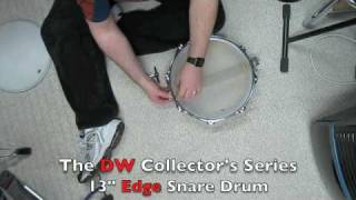 Drum Workshop Edge Snare Drum Tuning amp Performance  JOEDRUMS [upl. by Doe]