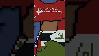 Small Scale Syria Flag Change syria syrian maps flags minecraft [upl. by Prowel]