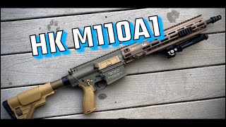 Black ops defense HK m110a1 the rifle that took 3 years to build [upl. by Nnalorac]