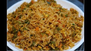 Egg Maggi  Egg Maggi Recipe  How to Make Egg Maggi Masala Recipe [upl. by Neyr]