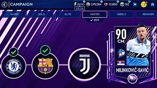 How to beat Juventus in Master Campaign Toughest Gameplay  03  No extra time  fifa Mobile 19 [upl. by Soinski]