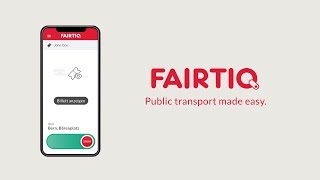 So funktioniert die App  einchecken auschecken FAIRTIQ [upl. by Bilat498]