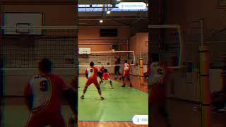 Insane Almost Save  Volleyball 🏐 [upl. by Ecnaralc]