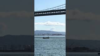 A Small Canoe Under the San Francisco Bay Bridge [upl. by Naamann868]