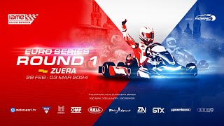 IAME Euro Series 2024  Zuera  Spain Sunday live stream [upl. by Oirram383]