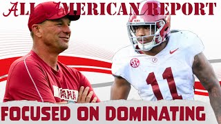 Alabama FOCUSED ON DOMINATING this Week  Alabama Crimson Tide Football News  All American Report [upl. by Ahtimat425]