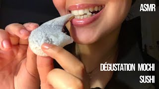 ASMR  Dégustation Sushi et Mochi  Bruit de Bouche👄🍣 [upl. by Anaderol135]