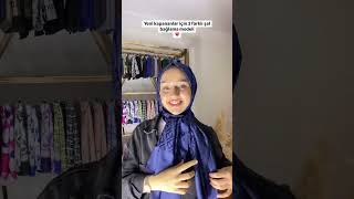 Şal bağlama yöntemleri outfitideas modestoutfit hijabstylekeşfetteyiz outfit modeststyleootd [upl. by Arihsay987]