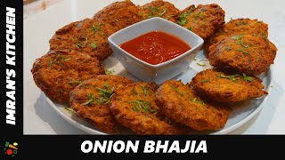 How To Make Onion Bhajis  Indian Street Food Snack  Onion Bhajees [upl. by Ayotel425]