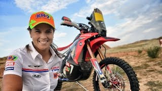 Laia Sanz única piloto oficial del Equipo Honda HRC 2015 [upl. by Grassi111]