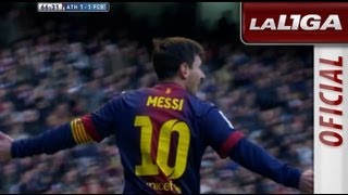 Golazo de Messi 11 en el Athletic Club  FC Barcelona  HD [upl. by Fernand]