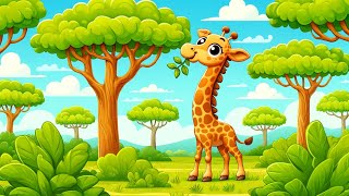 Tall giraffe nursery rhyme Song for Kids [upl. by Chafee]