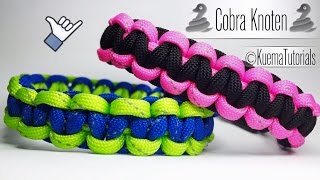 Paracord  einfaches Anfänger Armband  Corba Knoten [upl. by Zahara]