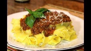 Salsa Bolognesa o Ragu [upl. by Winny]