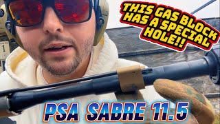 Testing the Superlative Arms Adjustable “Bleed off” Gas Block  PSA Sabre 115 Ep1 [upl. by Minta5]