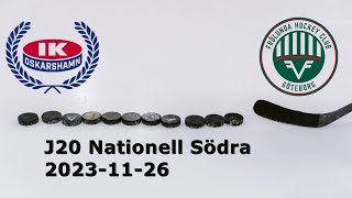 J20IKOFrölunda 231126 [upl. by Latia]