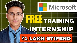 Microsoft Free Internship Research Fellowship  Stipend 1 LakhMonth  College Students amp Graduate [upl. by Aubry167]