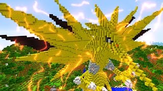 MINECRAFT vs POKEMON GO  GIGA ZAPDOS VS REZENDEEVIL [upl. by Amled]