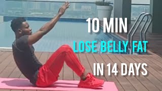 10 MINUTE WORKOUT TO LOSE BELLY FAT [upl. by Kelli]