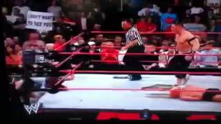 John Cena steel chair Botch [upl. by Goran970]