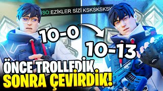 5 RADİANT gümüş eloda önce TROLLEDİK sonra ÇEVİRDİK  Valorant [upl. by Nottus615]