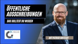 Öffentliche Ausschreibungen  Das solltest Du wissen wenn Du an Ausschreibungen teilnehmen willst [upl. by Atenek]