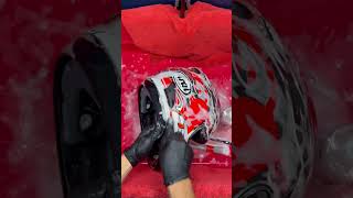 Arai Rx7 RR5 Haga BlackRed⚫️🔥🔥🔴 Clean Up [upl. by Adelbert666]