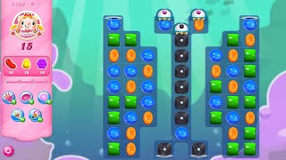 Candy Crush Saga LEVEL 2703 NO BOOSTERS new version🔄✅ [upl. by Bibeau]