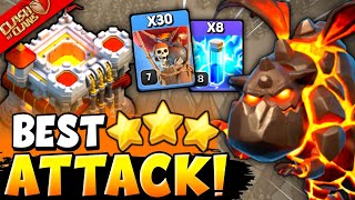 TH11 Zap Lavaloon Attack Strategy 2023  Best TH11 Lavaloon Attack Strategy Clash Of Clans [upl. by Akemahs]