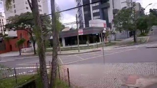 Express Bus in Curitiba Brazil Riding the Original BRT [upl. by Burnard207]