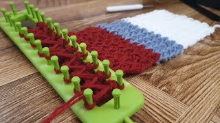 Knitting loom scarf [upl. by Landers196]