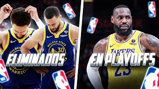 ¡¡LEBRON Y LAKERS A PLAYOFFS ¡¡GOLDEN STATE WARRIORS ELIMINADOS ¡FRACASO HISTORICO [upl. by Atiuqnahs584]