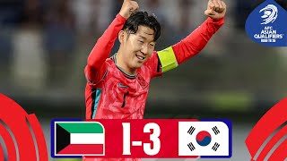 Three goals to stay on 1  Kuwait  Korea Republic  Highlights AsianQualifiers  Road To 26 [upl. by Retsof]