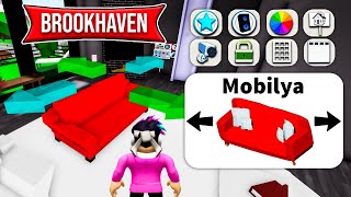 BROOKHAVEN MOBİLYA GÜNCELLEMESİ GELDİ  EV DÜZENLEME  Brookhaven Roleplay  Roblox Türkçe [upl. by Farro]