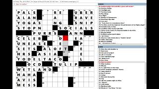 Los Angeles Times LAT Crossword Puzzle 07042024 [upl. by Viola]