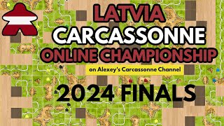 Latvia Carcassonne Online Championship Finals 2024 LIVE [upl. by Lora]