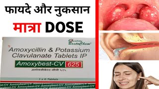 Amoxybest CV625 tablets Benefits dose side effects amp precautions full details in hindi [upl. by Aseena]