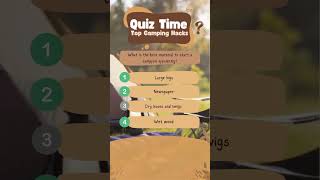 Camping Knowledge Quiz Test Your Outdoor Skills [upl. by Lahpos]