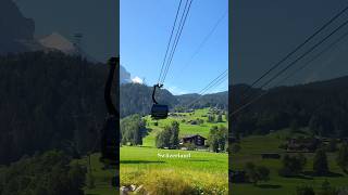 Grindelwald Switzerland 🇨🇭⛰️🚡 travel switzerland shorts ytshorts nature [upl. by Goodard]