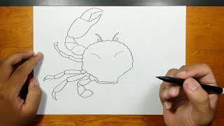 Drawing realistic CRAB [upl. by Ilera]