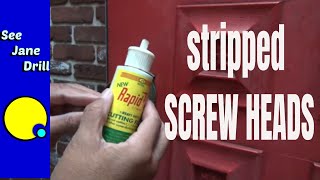 How to Remove Damaged and Rusted Screws FAST [upl. by Amersham494]