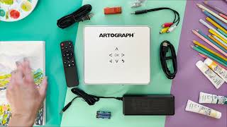 Unboxing ARTOGRAPH INSPIRE 1200 Digital Art Projector [upl. by Jamill]