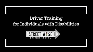 Street Wise Driving Schools Driver Rehab [upl. by Auqeenwahs504]