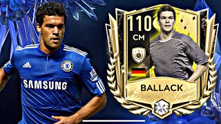 AMAZING CM 110 RATED MICHAEL BALLACK GAMEPLAY REVIEW FIFA MOBILE 23 TOTY [upl. by Eladroc]