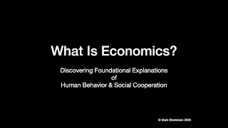 What is Economics [upl. by Aronle]