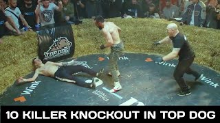 10 KILLER KNOCKOUTS IN TOP DOG  The Craziest Moments HD 2024 [upl. by Erund]