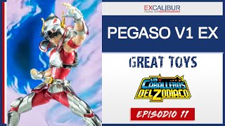 REVISIÓN Episodio 11  Seiya de Pegaso V1 EX GREAT TOYS [upl. by Annoynek536]