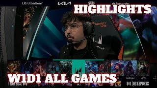 LEC Winter 2024 W1D1  All Games Highlights  Week 1 Day 1 LEC Winter 2024 [upl. by Nnaeerb]