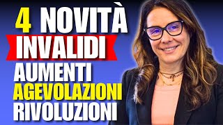 RIVOLUZIONE PENSIONI INVALIDITÀ 2024 NUOVI BENEFICI E AUMENTI PER INVALIDI CIVILI [upl. by Shulamith672]